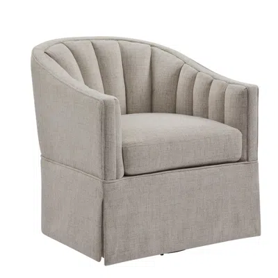 Comfort Pointe Sanibel Skirted Swivel Accent Chair