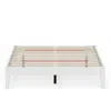Comfort Pointe Serene Farmhouse Style Full Wood Bed Frame - White