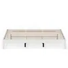 Comfort Pointe Serene Farmhouse Style King Wood Bed Frame - White