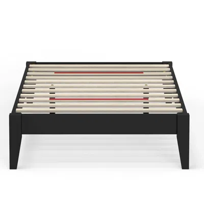 Comfort Pointe Serene Farmhouse Style Twin Wood Bed Frame - Black