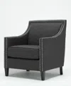 Comfort Pointe Taslo Accent Chair In Medium Gray