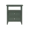 Comfort Pointe Walker Vintage Green 2 Drawer Nightstand