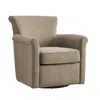 Comfort Pointe Winton Faux Leather Swivel Accent Chair - Willow