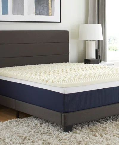 Comfort Tech 1.5" 7-zone Memory Foam Mattress Topper, Twin