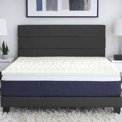 Comfort Tech 1.5” 7-zone Mattress Topper Featuring Isotonic+ Memory Foam In White
