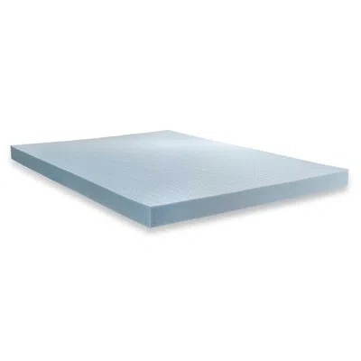 Comfort Tech 4" Hole Punch Swirl Gel Topper In Blue
