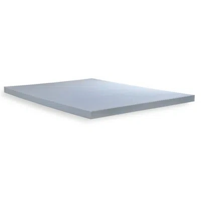 Comfort Tech 4" Serene Foam Mattress Topper In Blue