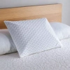 Comfort Tech Bed Pillow Featuring Serene Foam In White