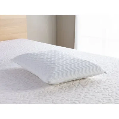 Comfort Tech Foam Medium Support Pillow In White