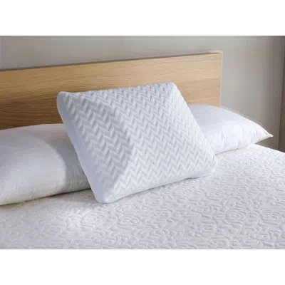 Comfort Tech Foam Medium Support Pillow In White