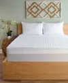 Comfort Tech Serene 2" Foam Mattress Topper, Twin Xl In Light Blue