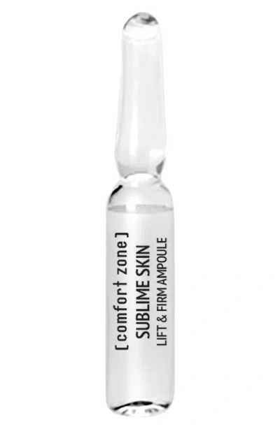 Comfort Zone Sublime Skin Lift & Firm Ampoule In Transparent