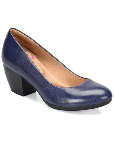 Comfortiva Amora Leather Pump In Blue