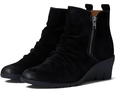 Comfortiva Ana Boots Women's Black Waterproof Round Toe Ankle Bootie Zpo3532