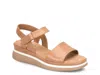 Comfortiva Ash Ankle Strap Platform Wedge Sandal In Multi