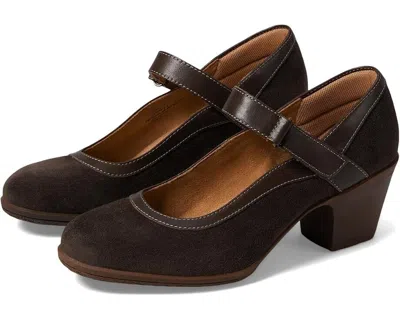 Comfortiva Barnes Ct0053110 Heel Women's Us 9 Dark Brown Leather Pump Khd1528