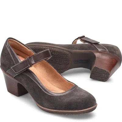 Comfortiva Barnes Ct0053110 Mary Jane Womens Us 9 Brown Suede Block Heel Khd1565