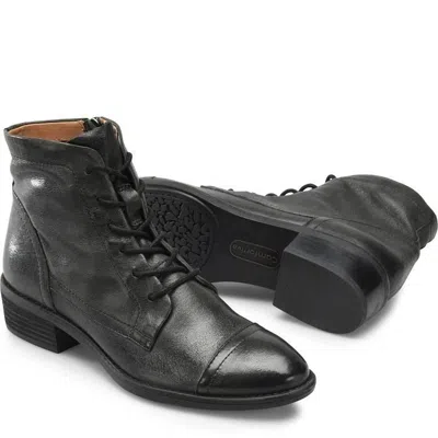 Comfortiva Cordia Combat Boot In Black