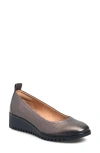 Comfortiva Dillon Wedge Pump In Dark Pewter