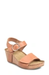 Comfortiva Eldorah Platform Wedge Sandal In Luggage