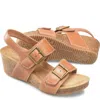Comfortiva Erlina Wedge Sandal In Beige