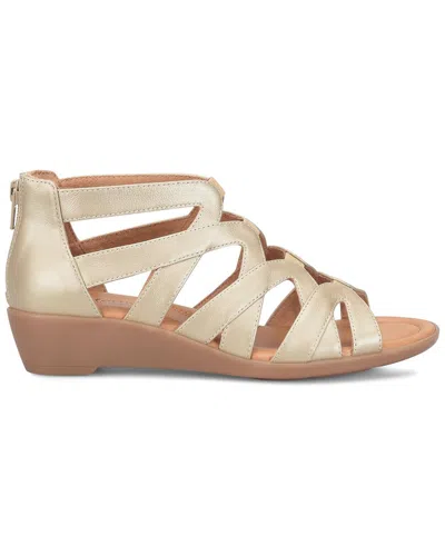 Comfortiva Eternia Leather Sandal In Neutral