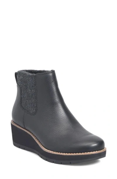 Comfortiva Ferna Wedge Chelsea Boot In Black