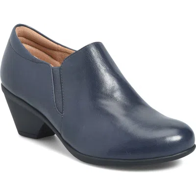 Comfortiva Freya Leather Shootie In Blue