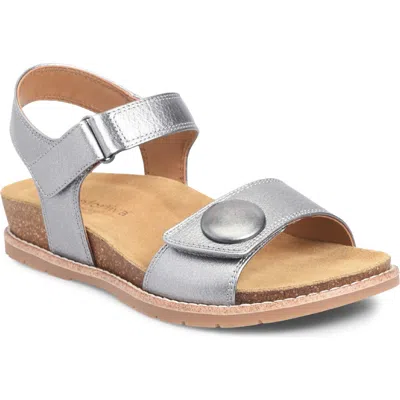 Comfortiva Gwen Wedge Sandal In Grey