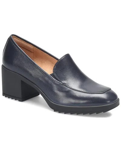 Comfortiva Hailey Leather Pump In Blue
