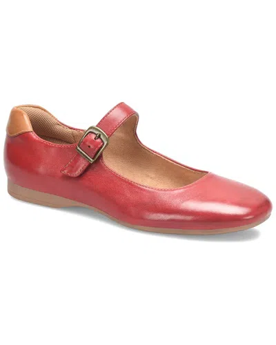 Comfortiva Kaylee Leather Casual Shoe In Red