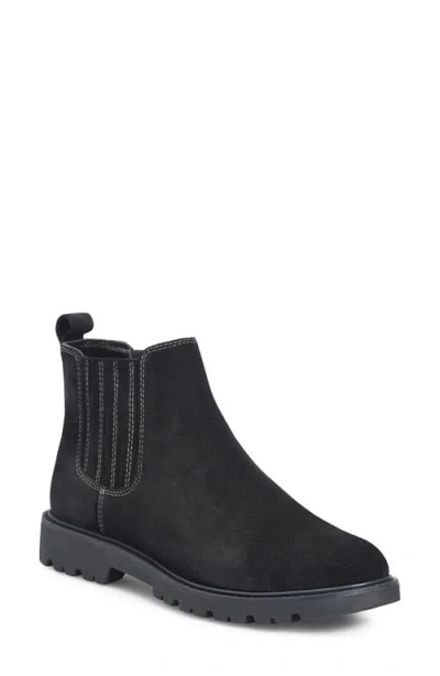 Comfortiva Ledelle Chelsea Boot In Black Suede