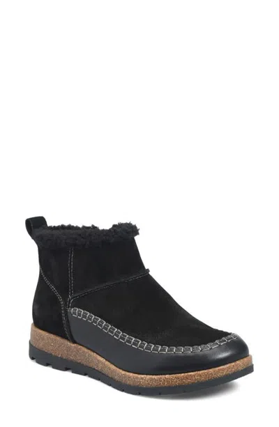 Comfortiva Louise Genuine Shearling Boot In Black