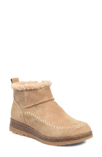 Comfortiva Louise Genuine Shearling Boot In Nude