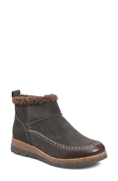 Comfortiva Louise Genuine Shearling Boot In Gray