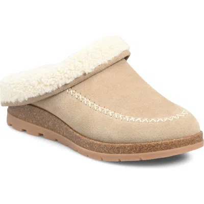 Comfortiva Lucy Genuine Shearling Slipper In Neutral