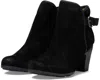 Comfortiva Namari Booties Women's Us 7 Black Suede Block Heel Ankle Boots Zpo545 (black,7)