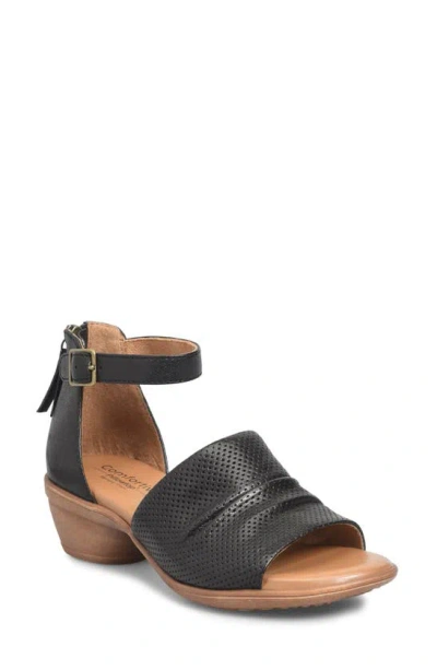 Comfortiva Newnan Ankle Strap Sandal In Black