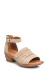 Comfortiva Newnan Ankle Strap Sandal In Light Grey