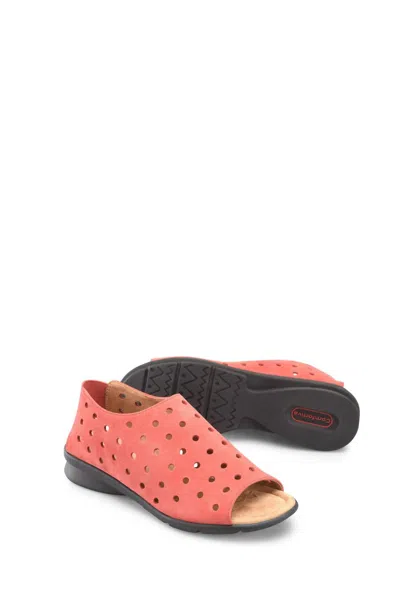 Comfortiva Petal Ankle Boot In Red