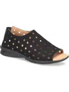 Comfortiva Petal Cutout Sandal In Black