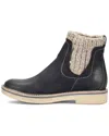 Comfortiva Rawnie Womens Suede Pull On Booties In Black