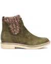 Comfortiva Rawnie Suede Boot In Green