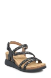 Comfortiva Silvia Wedge Sandal In Black Multi