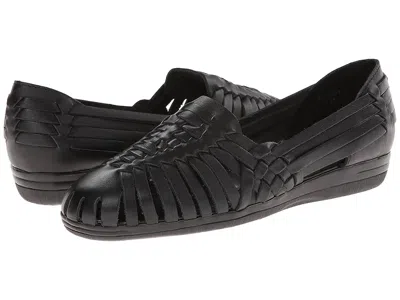 Comfortiva Trinidad - Soft Spots Women's Slip On Shoes Black Leather: 10 Ww (ee)