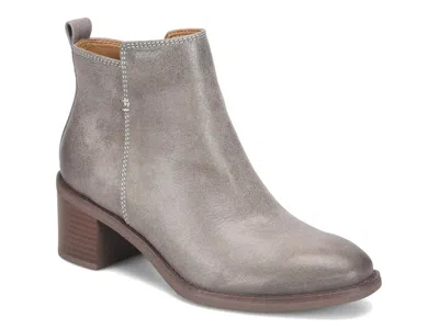 Comfortiva Wide Width Heather Bootie In Gray
