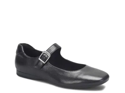 Comfortiva Wide Width Kaylee Mary Jane Flat In Black