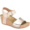 Comfortiva Eldorah Wedge Sandal In Multi