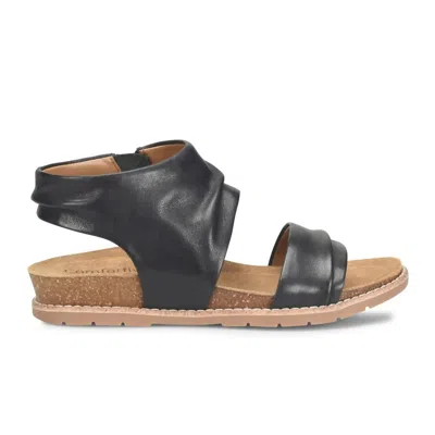 Comfortiva Women's Gale Sandal - Wide In Black