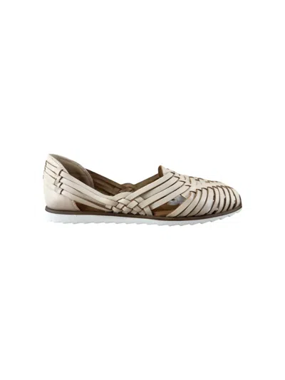 Comfortiva Women's Rainer Flat Shoes In Cream/ivory In Brown